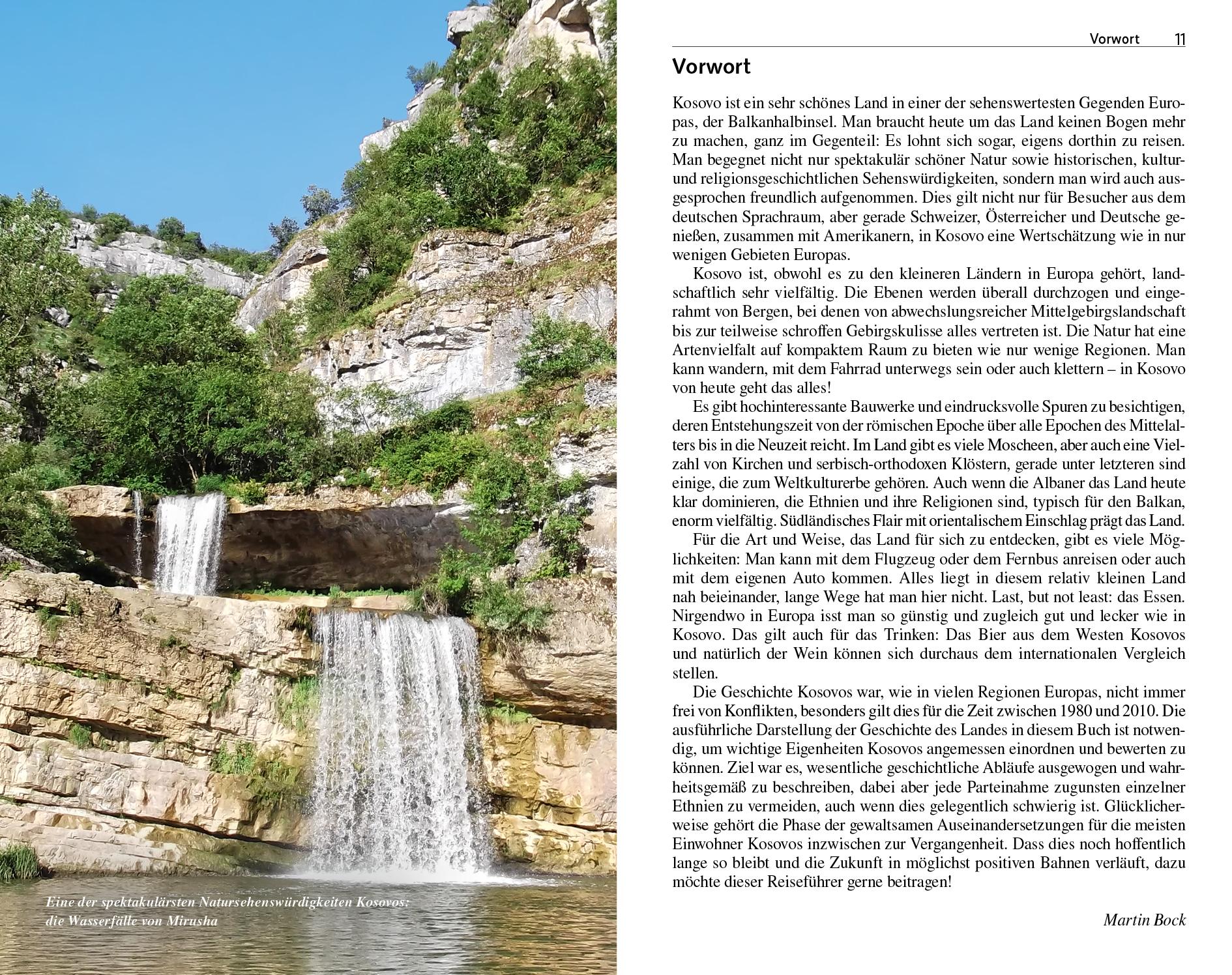 Beispielinhalt (Bild) TRESCHER Reiseführer Kosovo