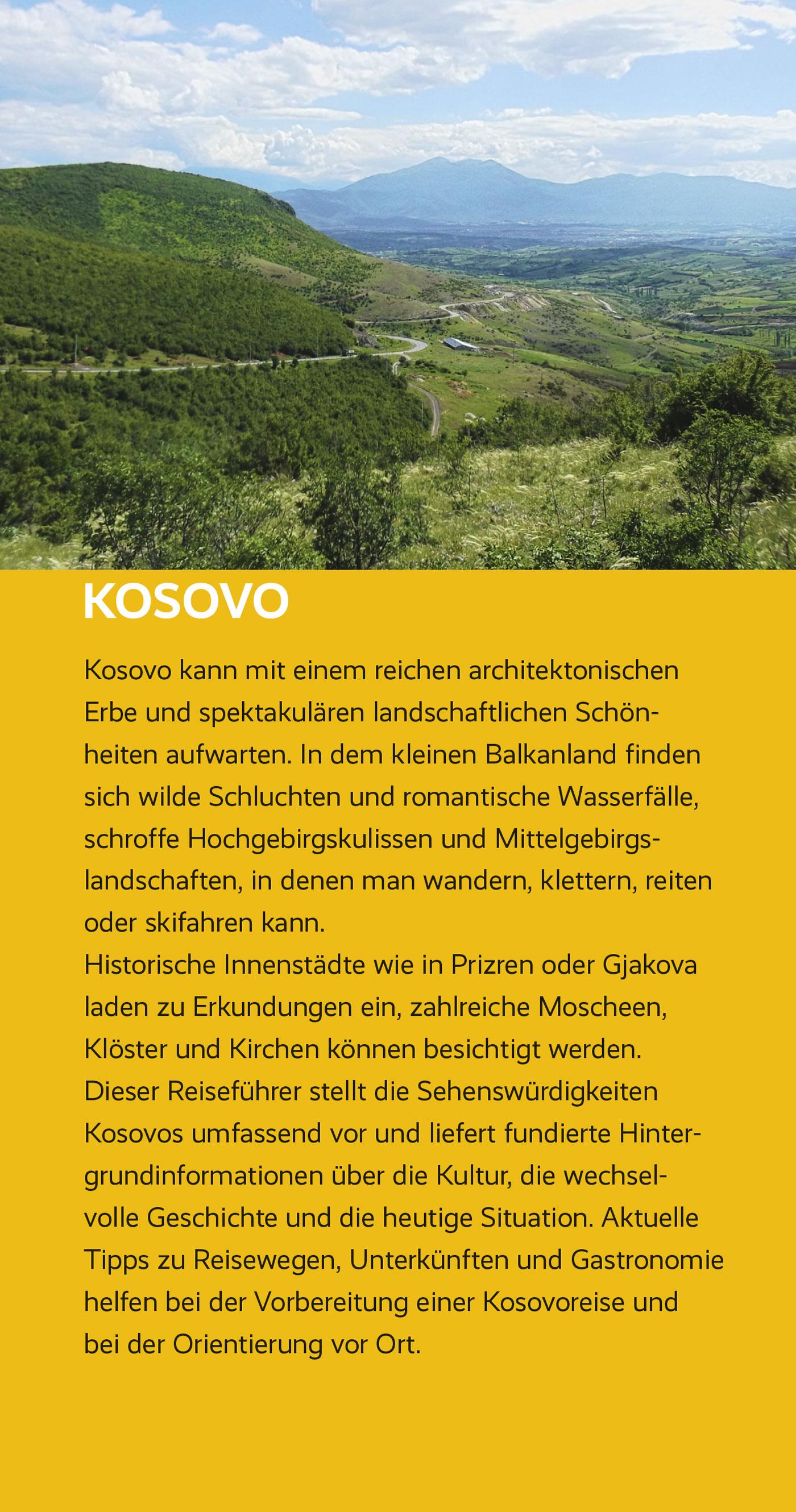 Beispielinhalt (Bild) TRESCHER Reiseführer Kosovo