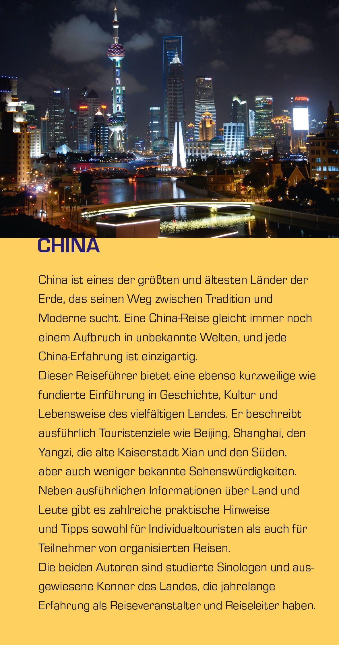 Beispielinhalt (Bild) TRESCHER Reiseführer China Handbuch
