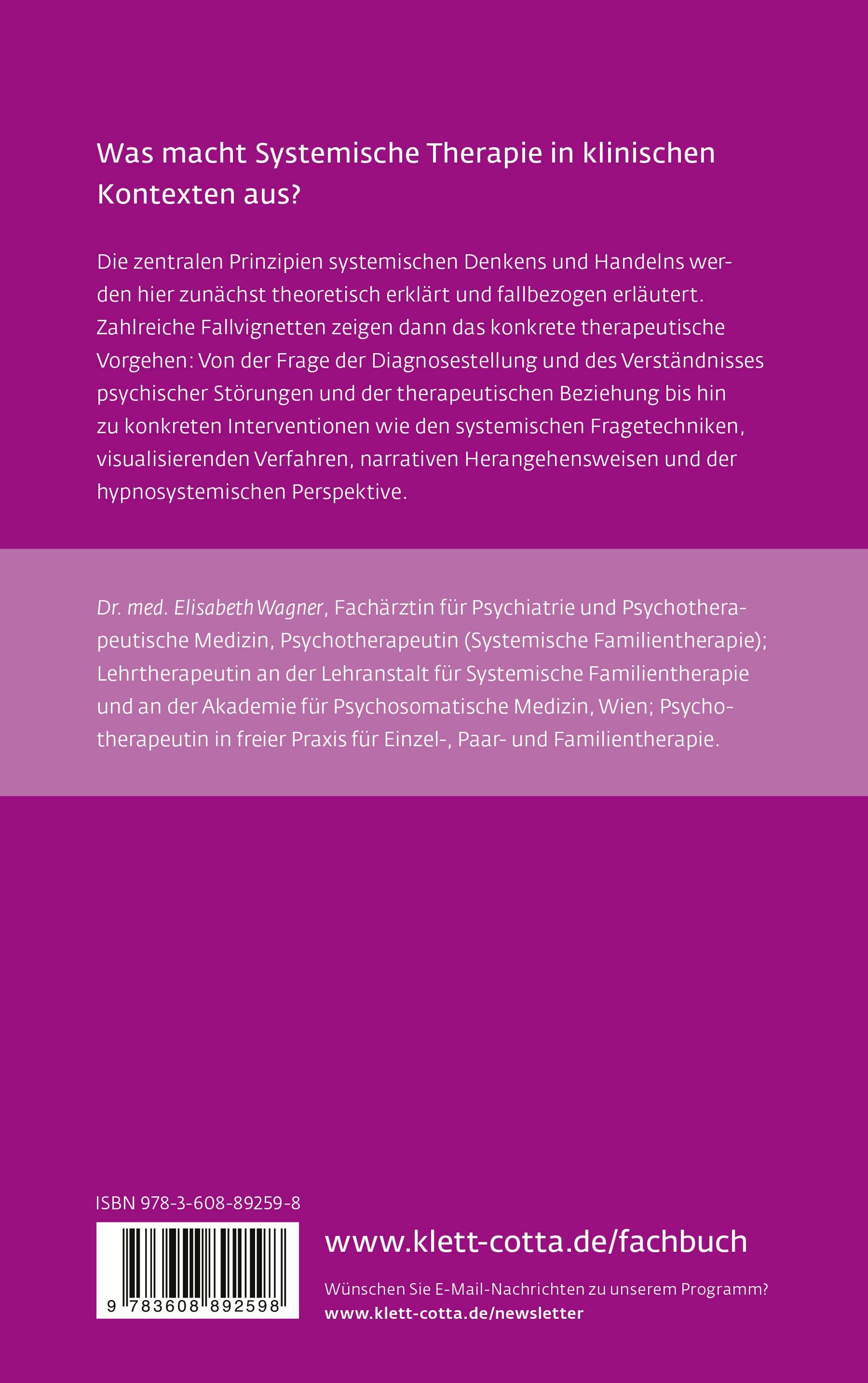 Rückseitencover Praxisbuch Systemische Therapie (Leben Lernen, Bd. 313)