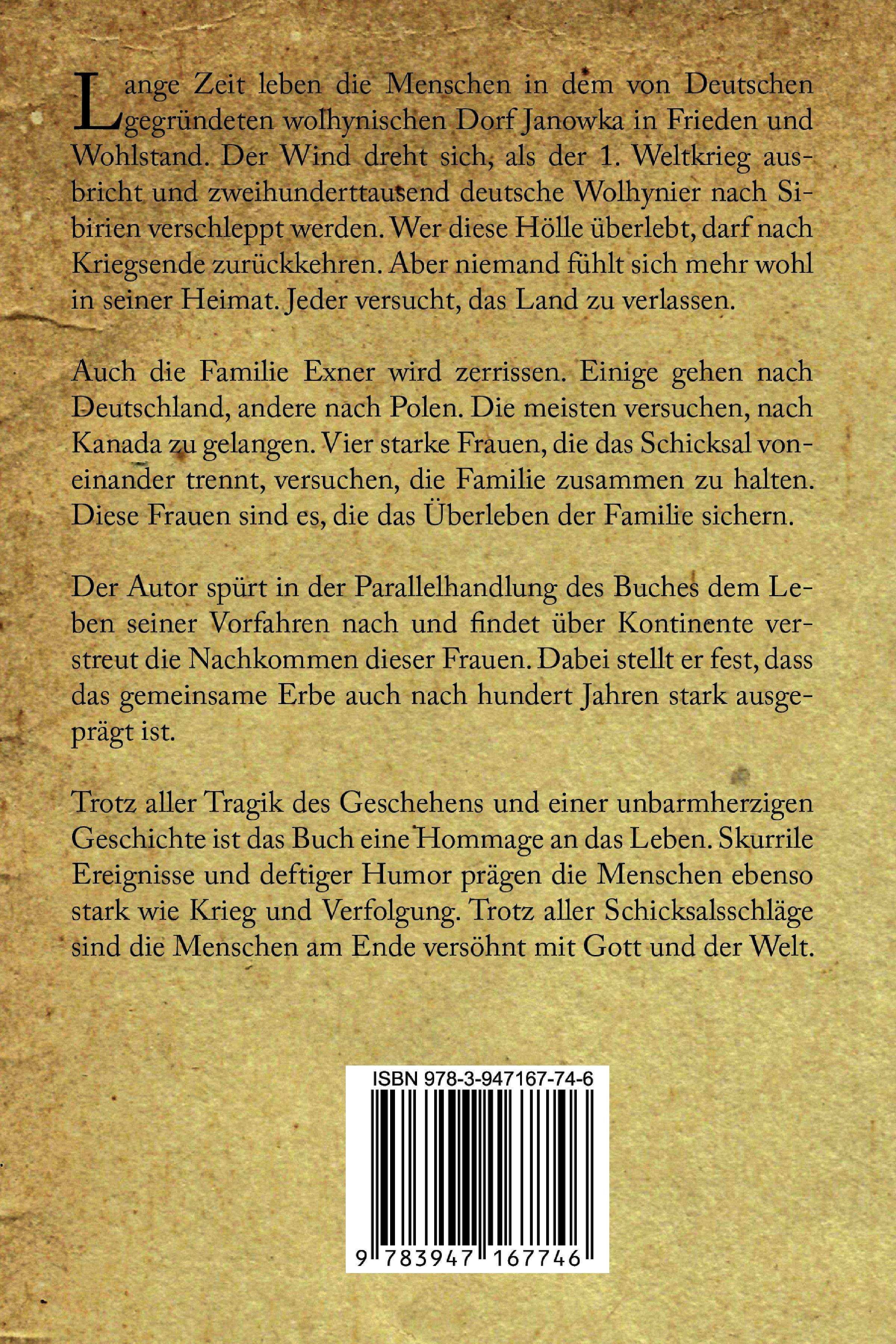 Rückseitencover Die Frauen von Janowka