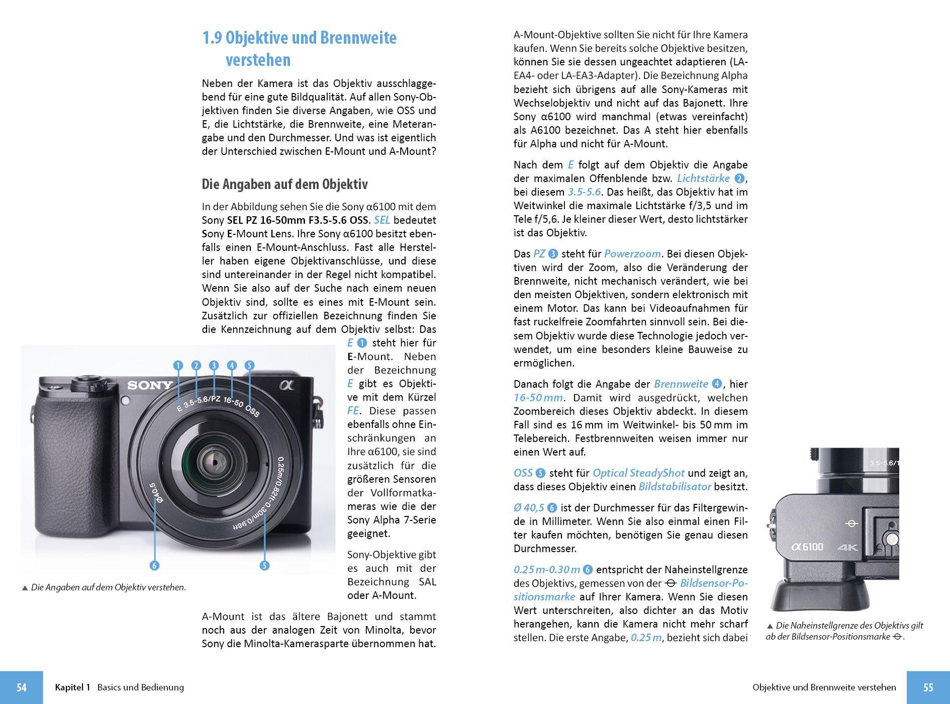 Beispielinhalt (Bild) Sony A6100