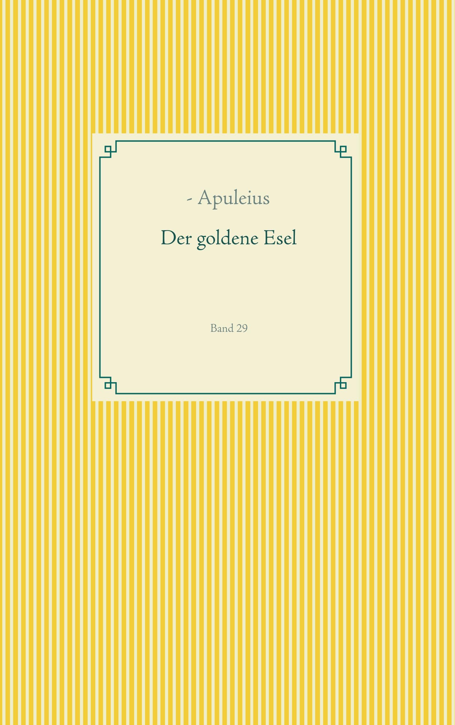 Vorderes Coverbild Der goldene Esel