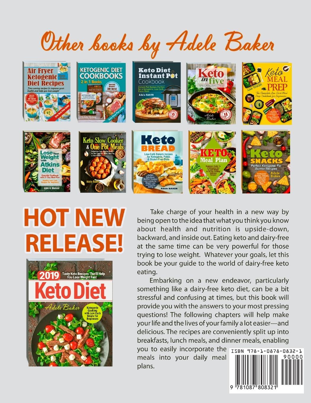 Rückseitencover Dairy Free Keto Cookbook