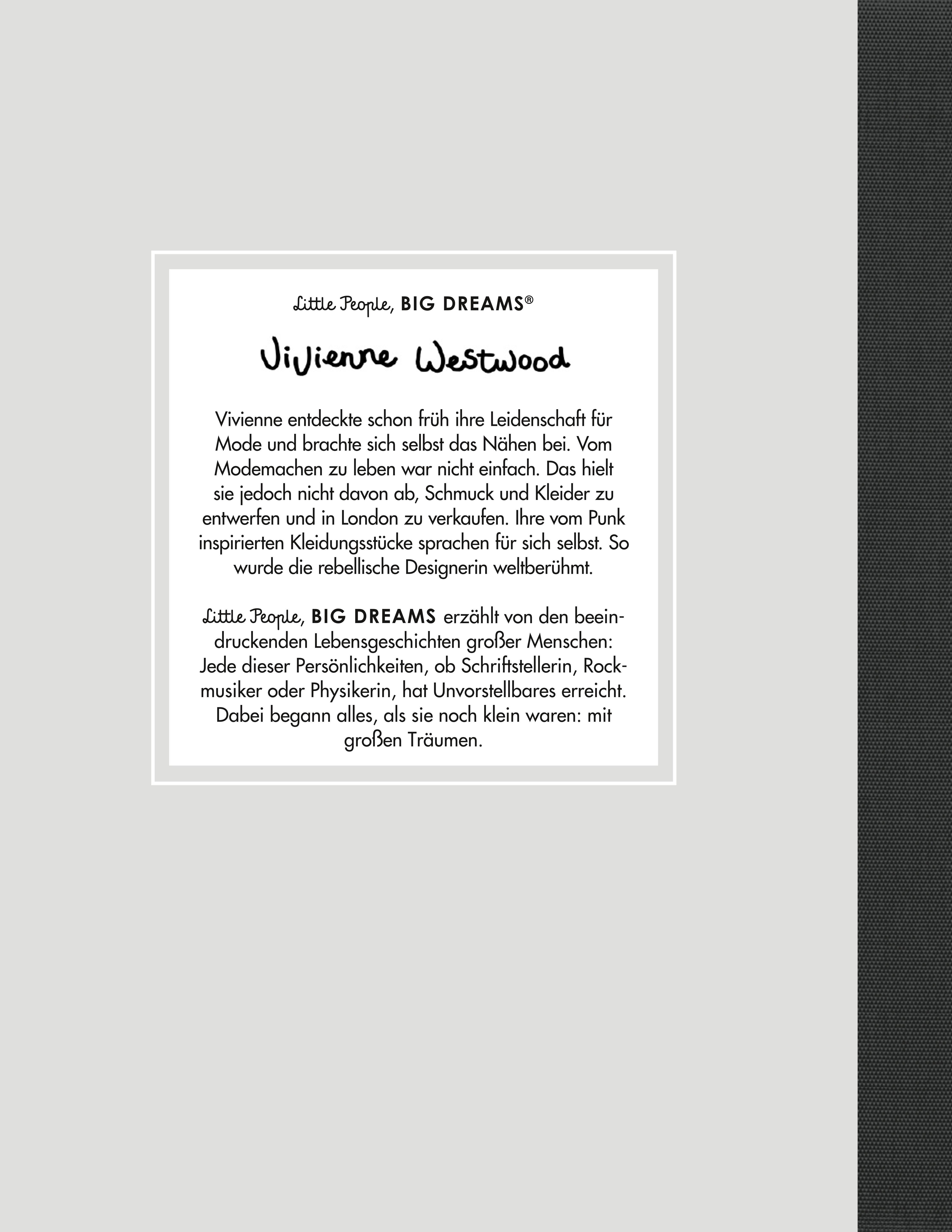 Rückseitencover Vivienne Westwood