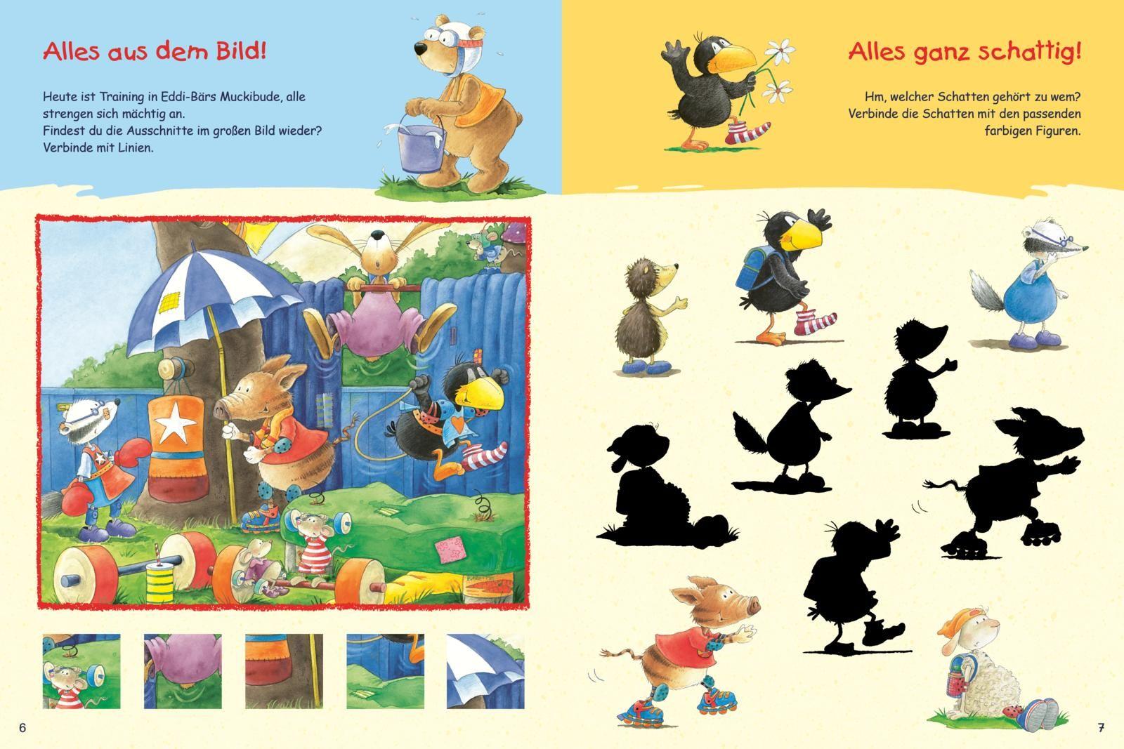 Beispielinhalt (Bild) Der kleine Rabe Socke: Rätsel lösen mit dem kleinen Raben Socke