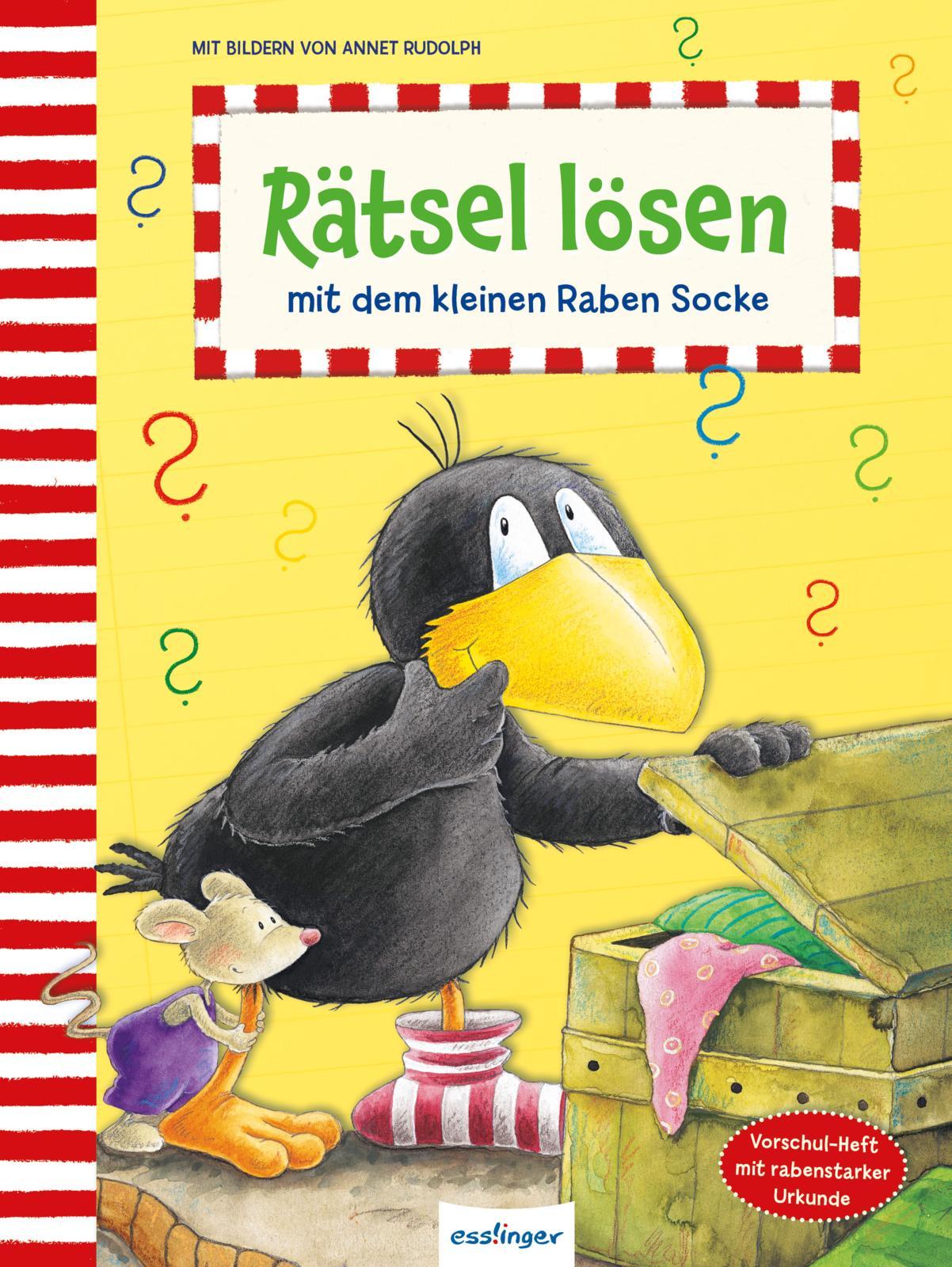 Vorderes Coverbild Der kleine Rabe Socke: Rätsel lösen mit dem kleinen Raben Socke