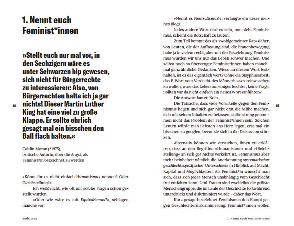 Beispielinhalt (Bild) How To Be A Feminist - Die Power skandinavischer Frauen und was wir von ihnen lernen können