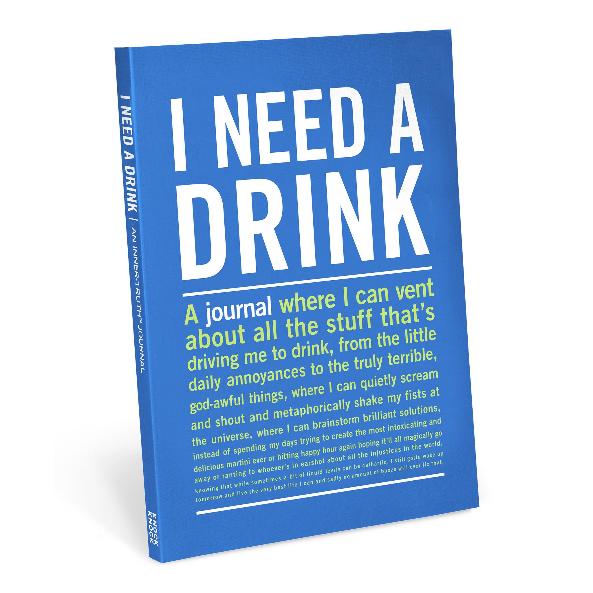 Vorderes Coverbild Knock Knock I Need A Drink Inner Truth Journal