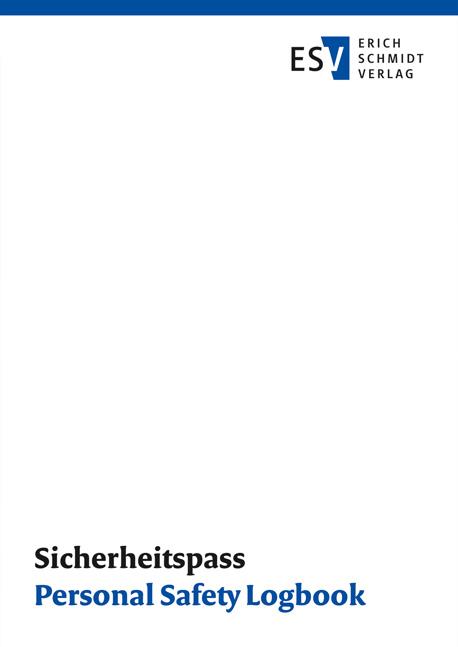 Vorderes Coverbild Sicherheitspass