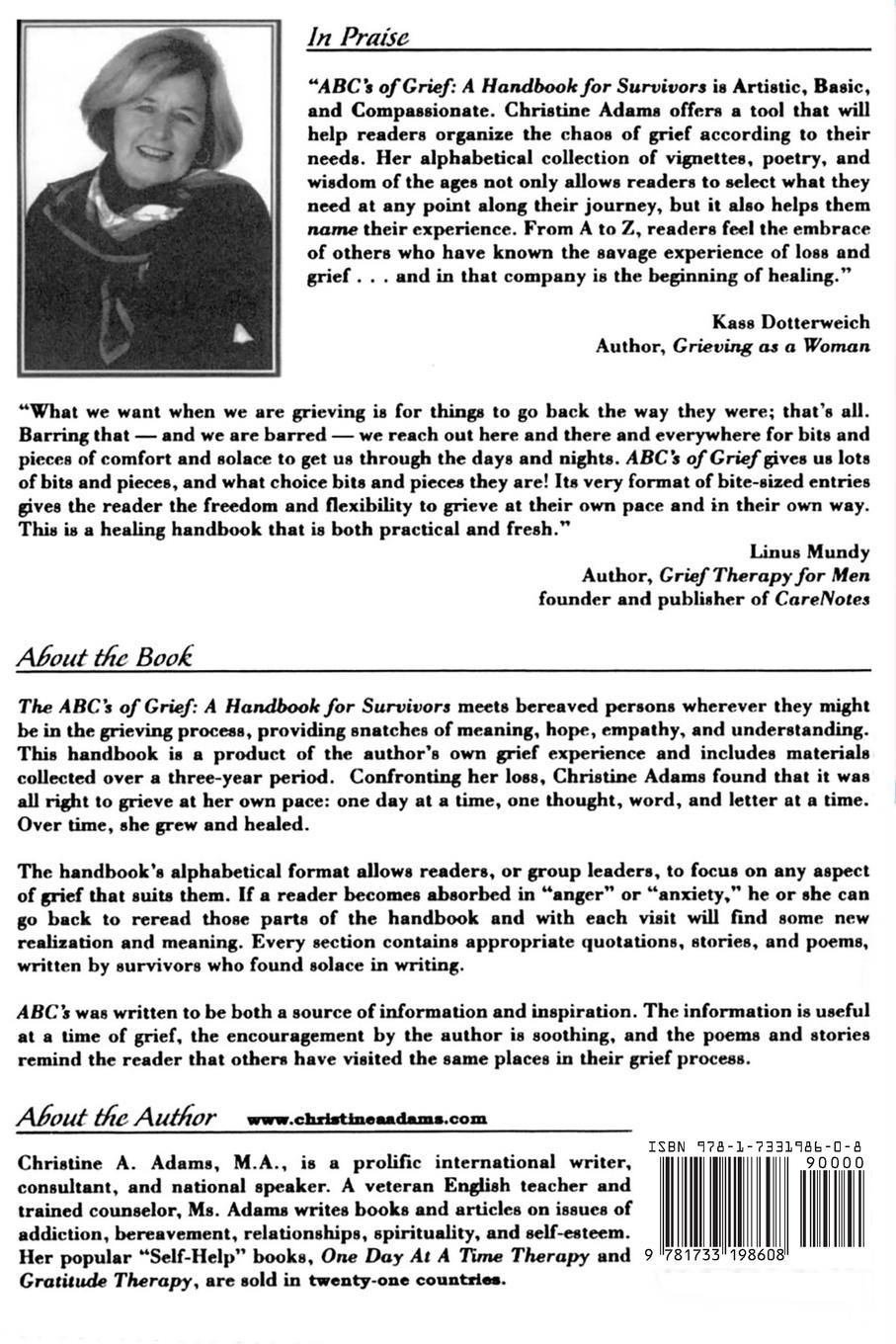 Rückseitencover ABC'S OF GRIEF