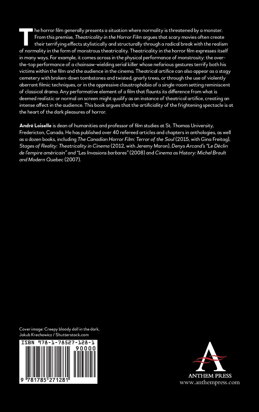 Rückseitencover Theatricality in the Horror Film