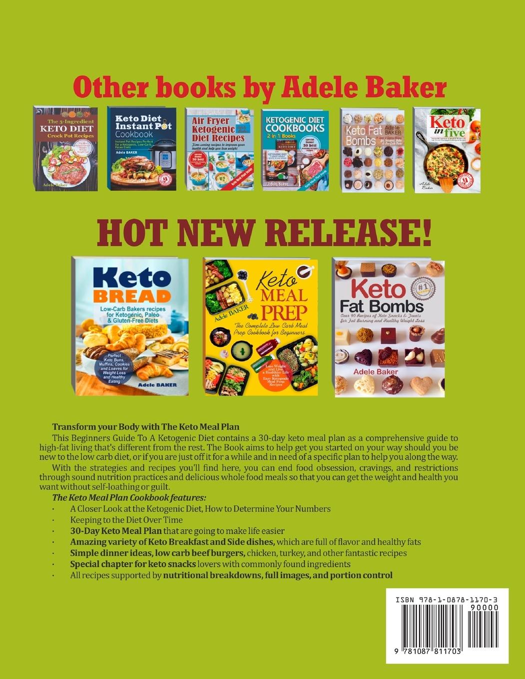 Rückseitencover Keto Meal Plan