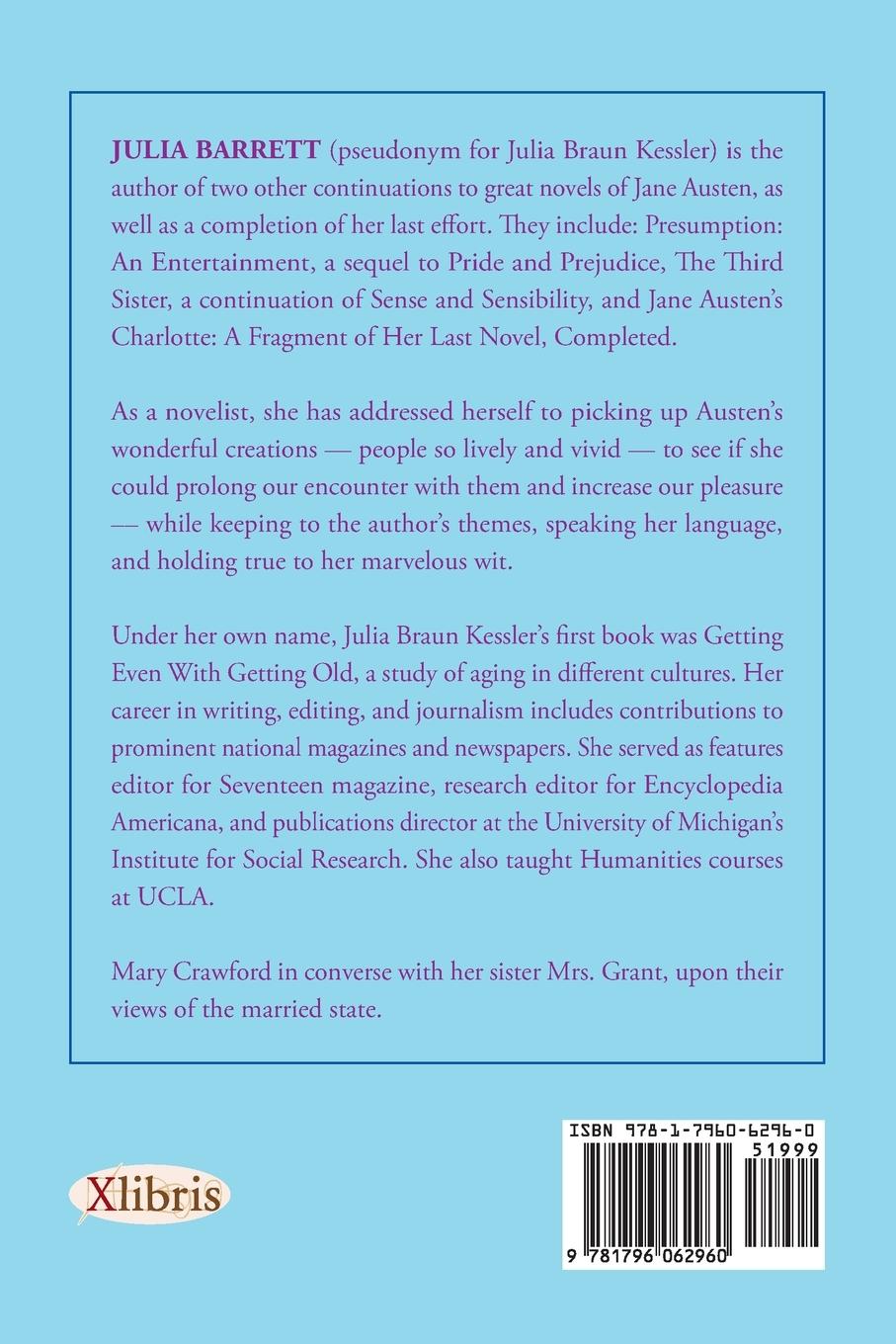 Rückseitencover Mary Crawford