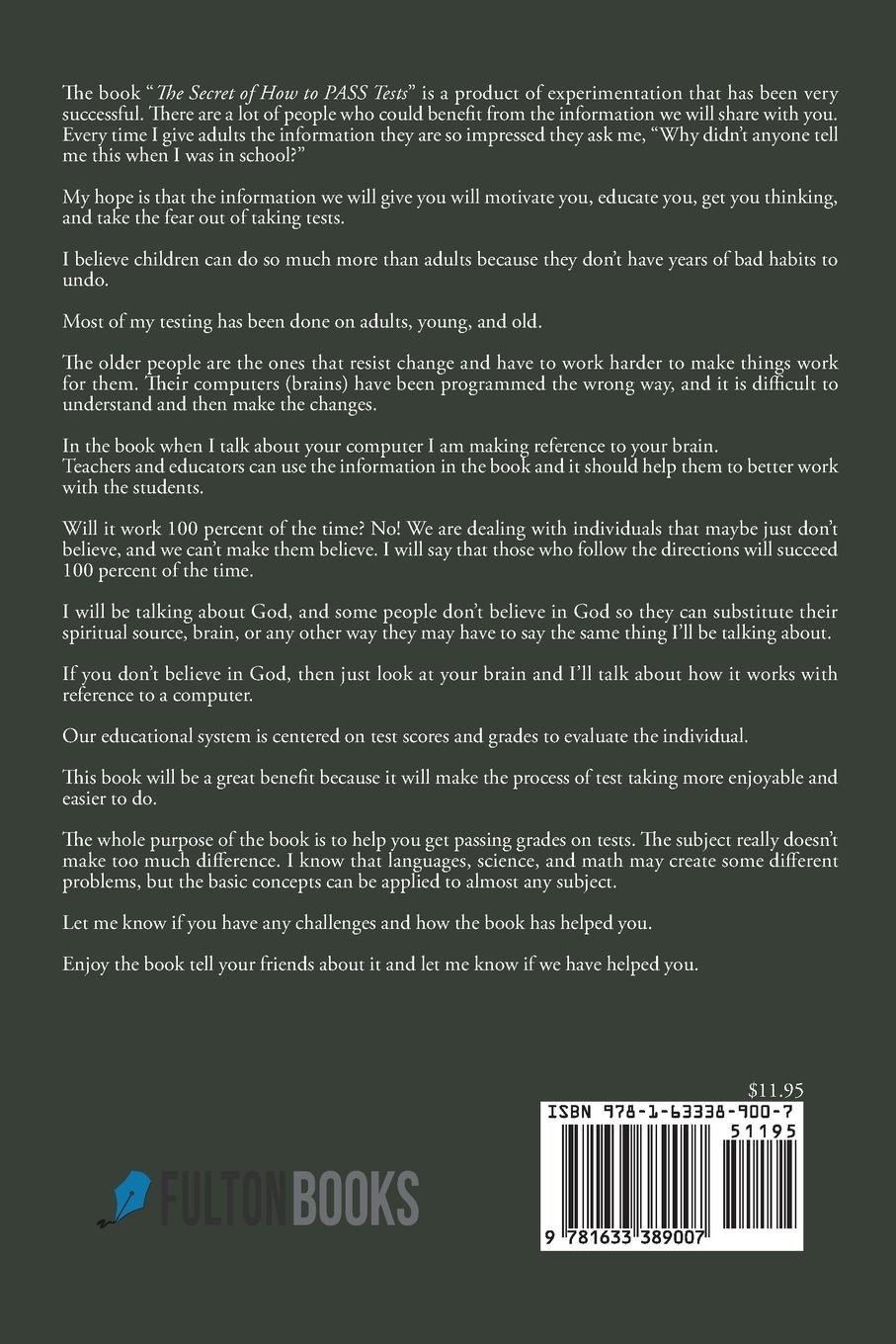 Rückseitencover The Secret of How to Pass Tests