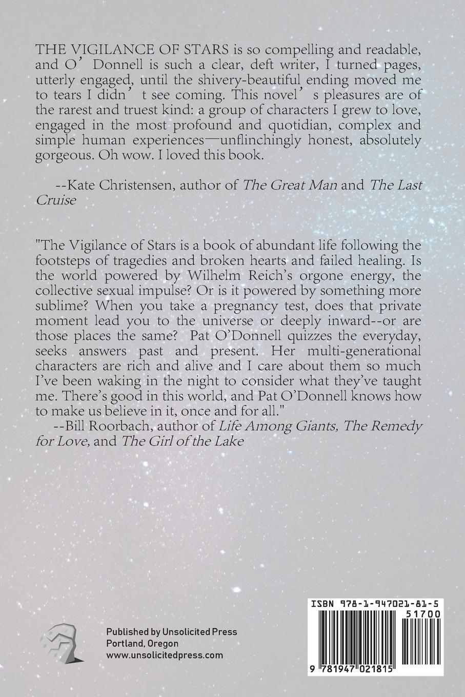 Rückseitencover The Vigilance of Stars