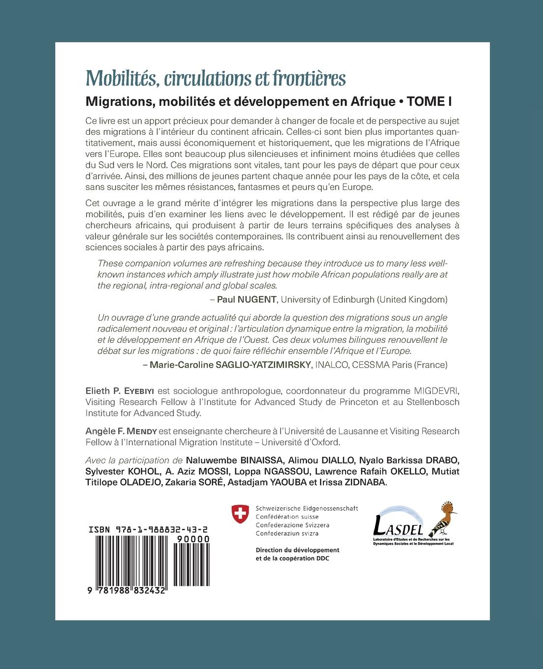 Rückseitencover Mobilités, circulations et frontières