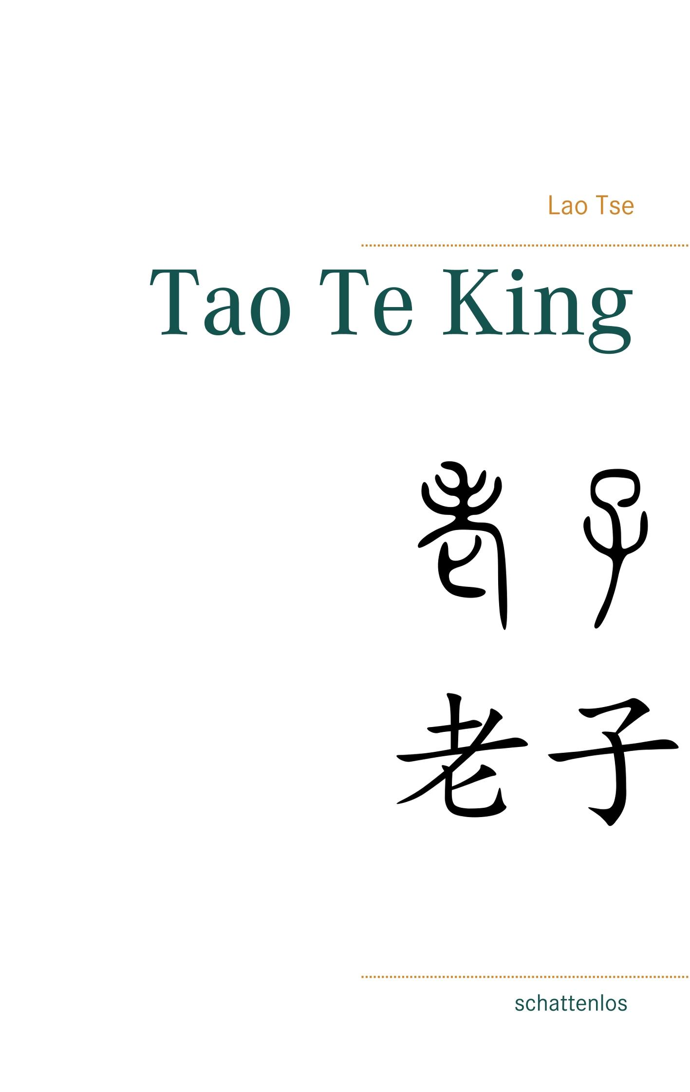 Vorderes Coverbild Tao Te King
