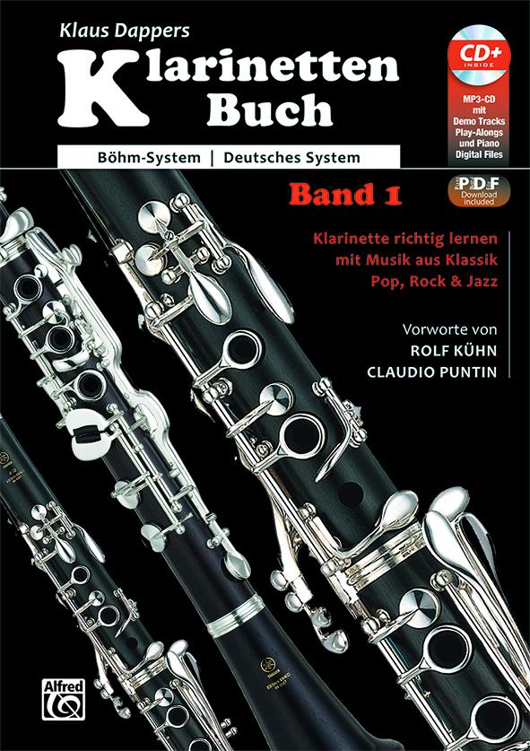 Vorderes Coverbild Klaus Dappers Klarinettenbuch Band 1