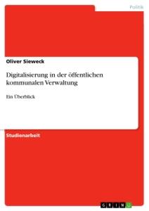 Vorderes Coverbild Digitalisierung in der öffentlichen kommunalen Verwaltung