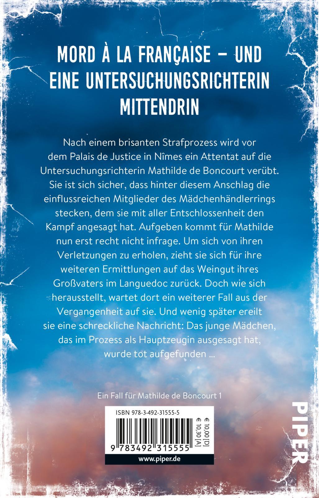 Rückseitencover Die Richterin und die Tote vom Pont du Gard