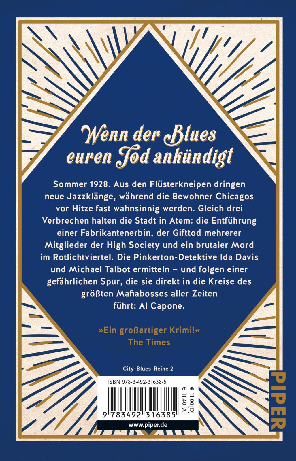Rückseitencover Todesblues in Chicago