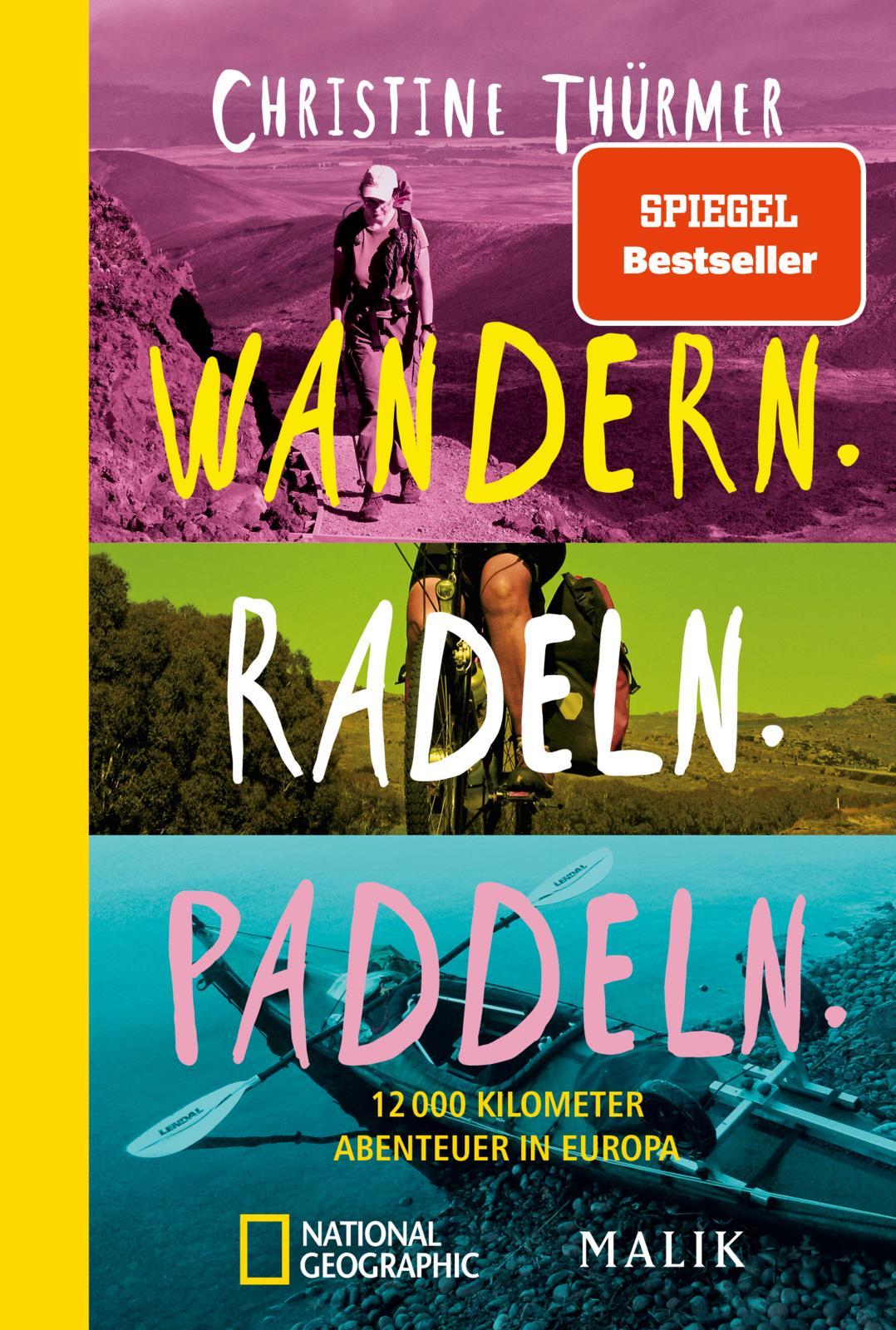 Vorderes Coverbild Wandern. Radeln. Paddeln.