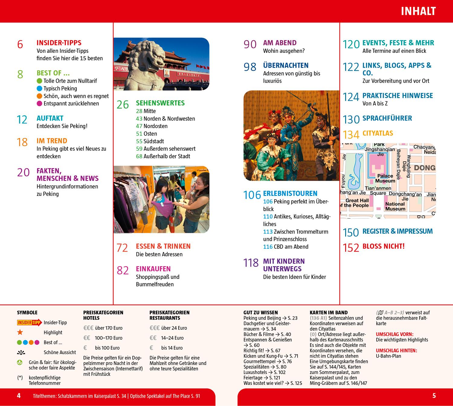 Beispielinhalt (Bild) MARCO POLO Reiseführer Peking