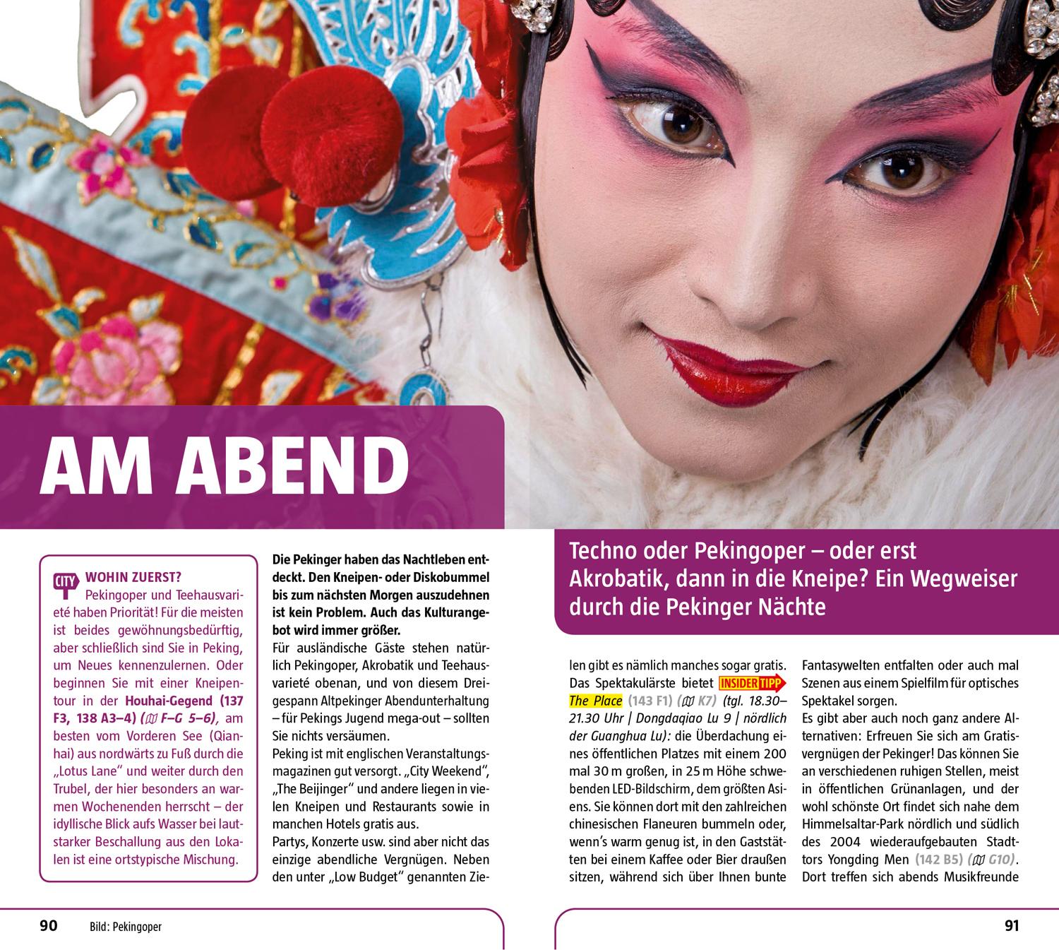 Beispielinhalt (Bild) MARCO POLO Reiseführer Peking