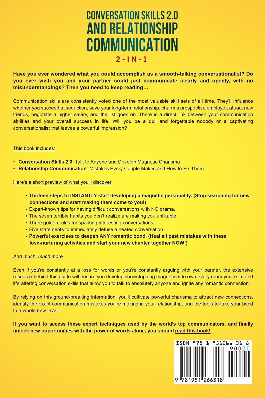 Rückseitencover Conversation Skills 2.0 and Relationship Communication 2-in-1