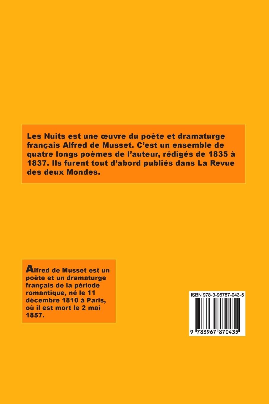 Rückseitencover Nuits