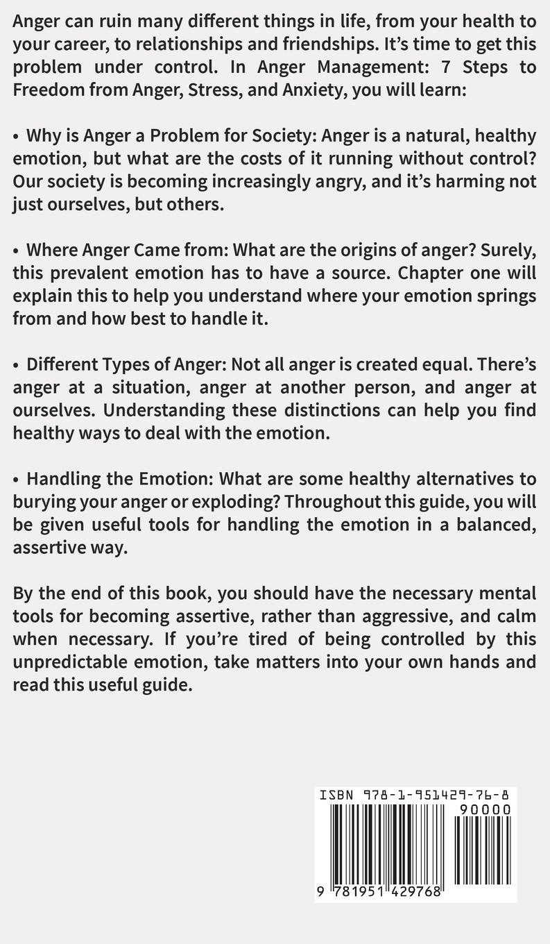 Rückseitencover Anger Management