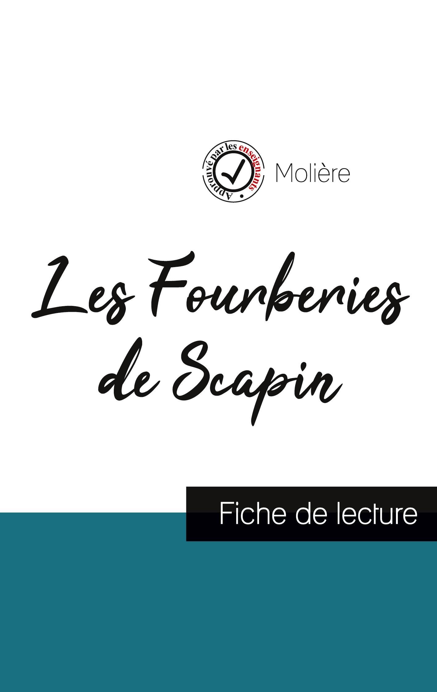Vorderes Coverbild Les Fourberies de Scapin de Molière (fiche de lecture et analyse complète de l'oeuvre)