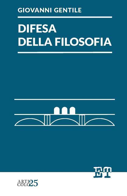 Vorderes Coverbild Difesa della filosofia