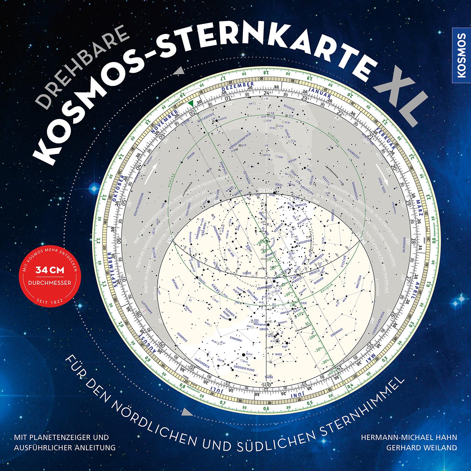 Vorderes Coverbild Drehbare Kosmos-Sternkarte XL