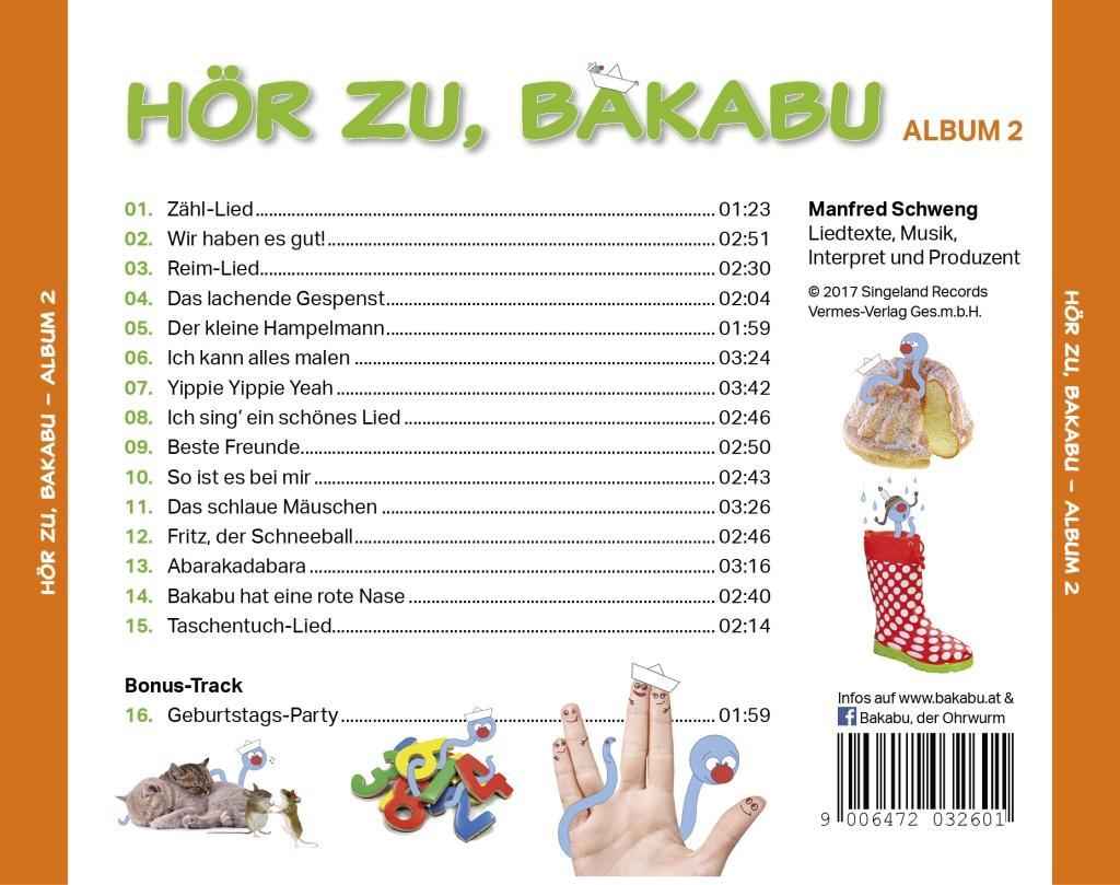 Beispielinhalt (Bild) Hör zu, Bakabu - Album 2