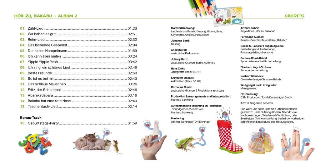Beispielinhalt (Bild) Hör zu, Bakabu - Album 2