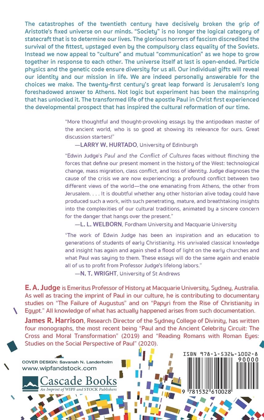 Rückseitencover Paul and the Conflict of Cultures