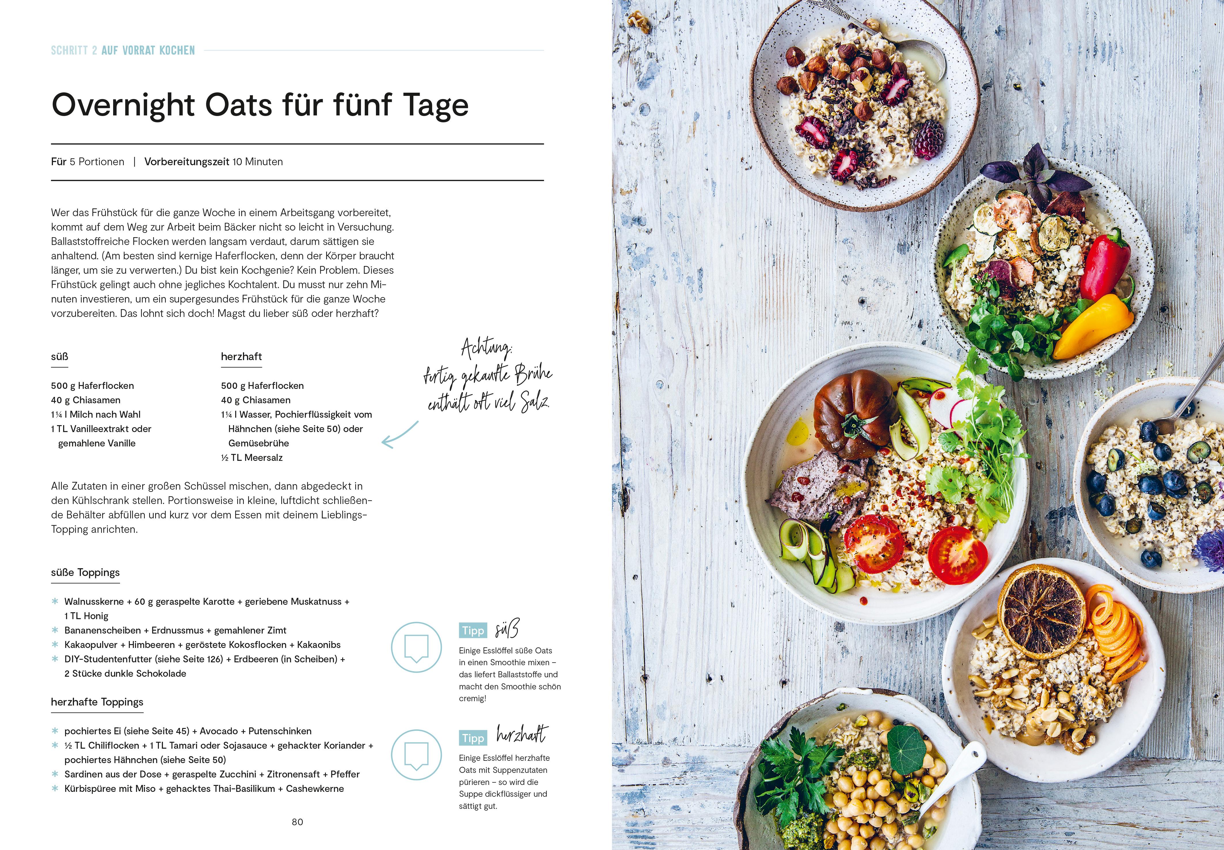 Beispielinhalt (Bild) Healthy Meal Prep