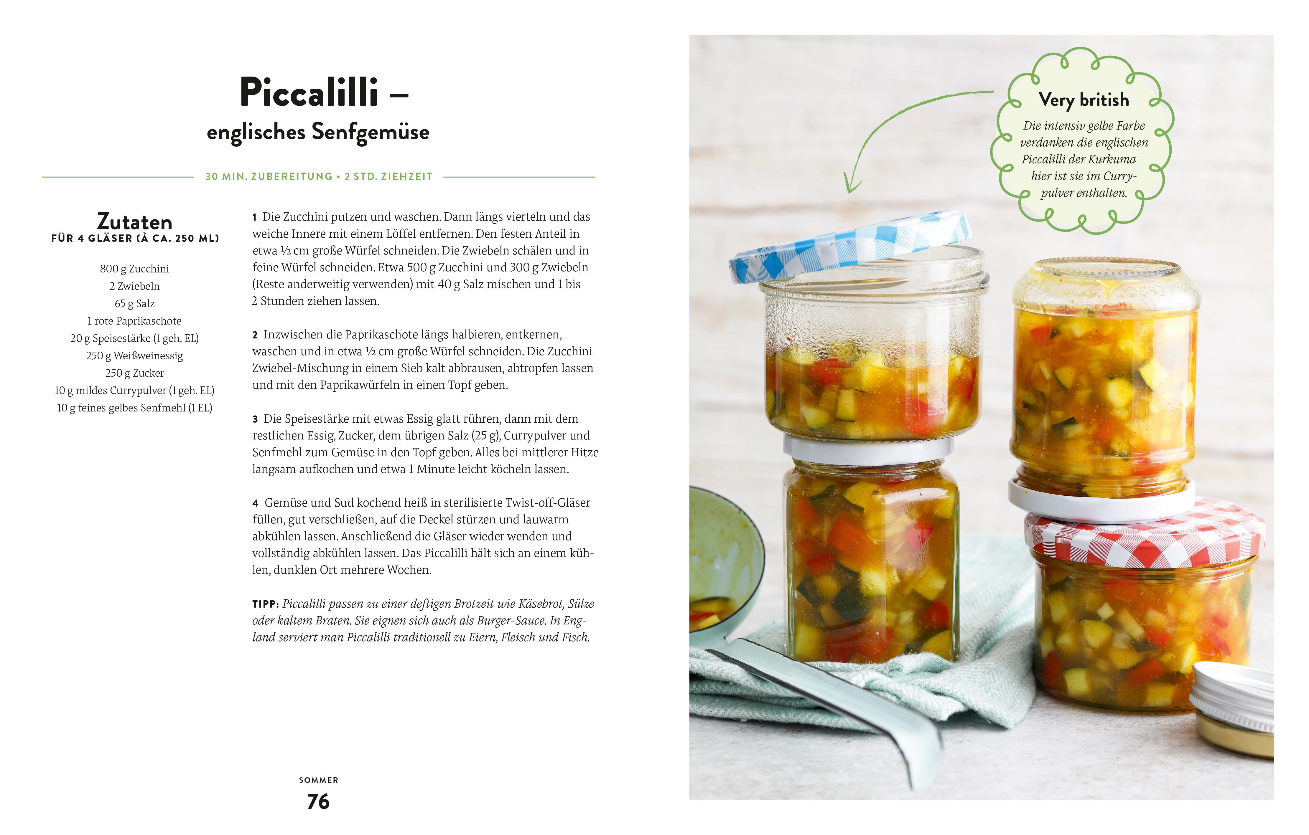 Beispielinhalt (Bild) Hausgemacht & eingekocht