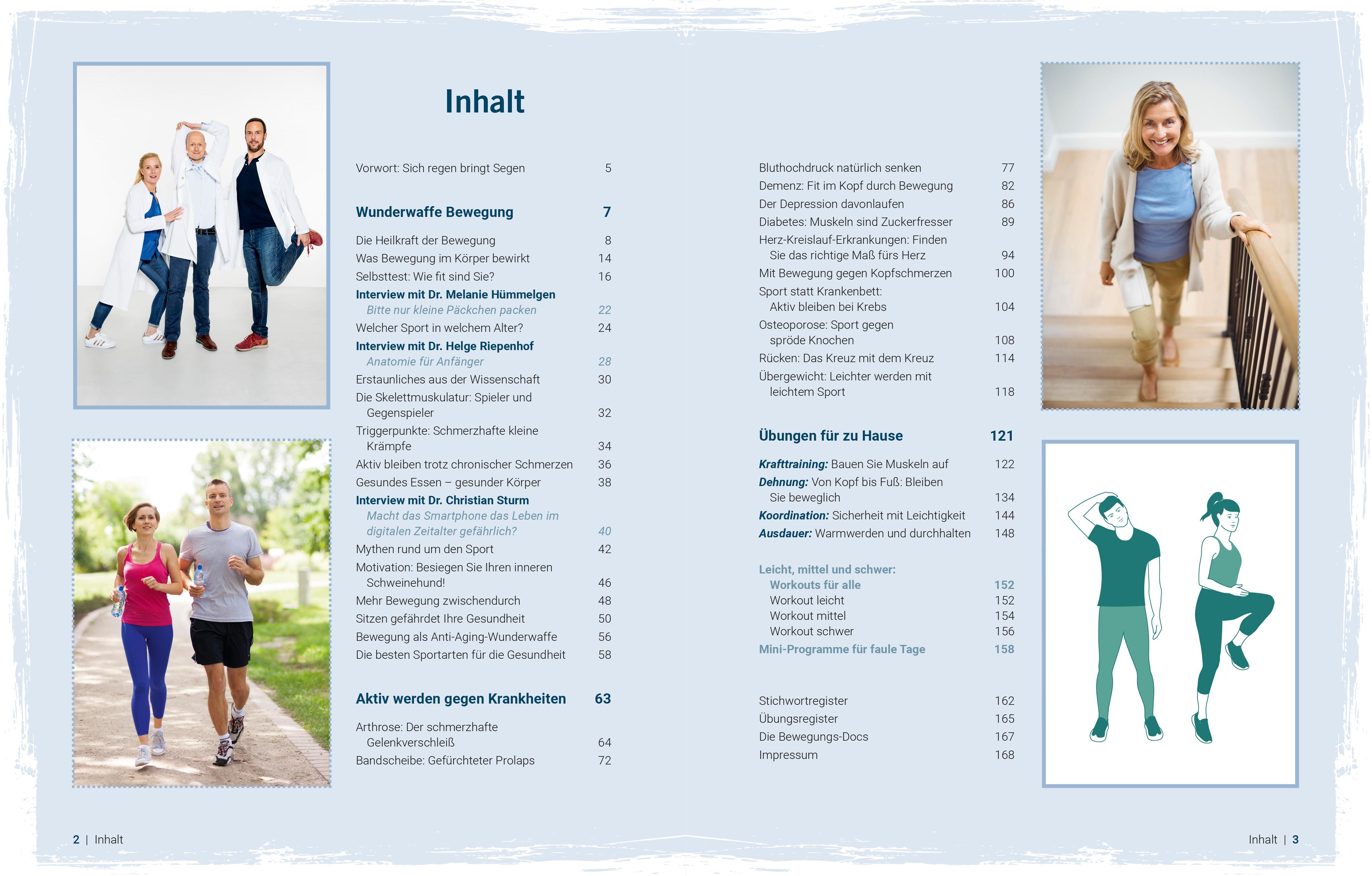 Beispielinhalt (Bild) Die Bewegungs-Docs - Bewegung als Medizin