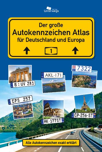Vorderes Coverbild AUTOKENNZEICHEN ATLAS für Deutschland und Europa