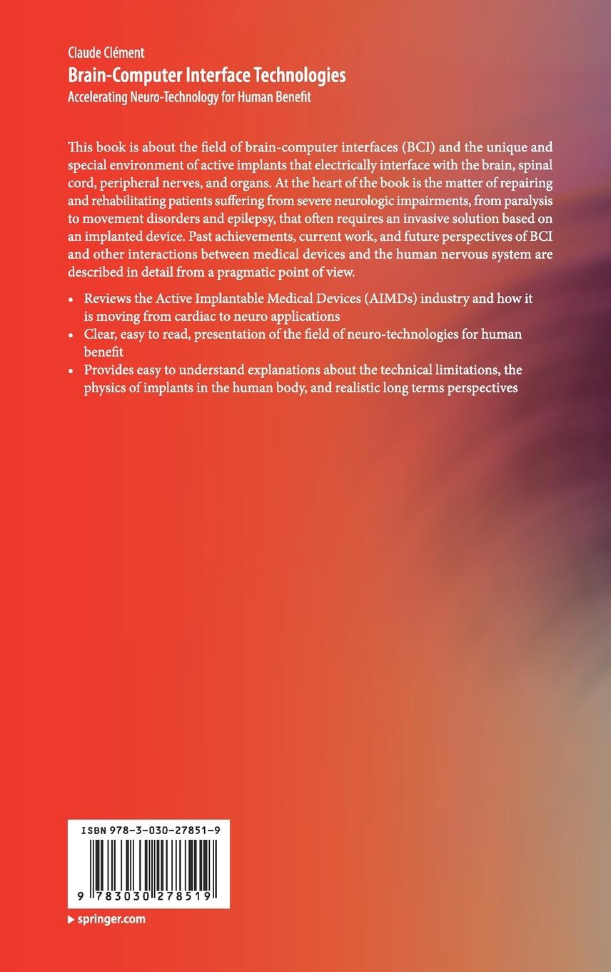 Rückseitencover Brain-Computer Interface Technologies