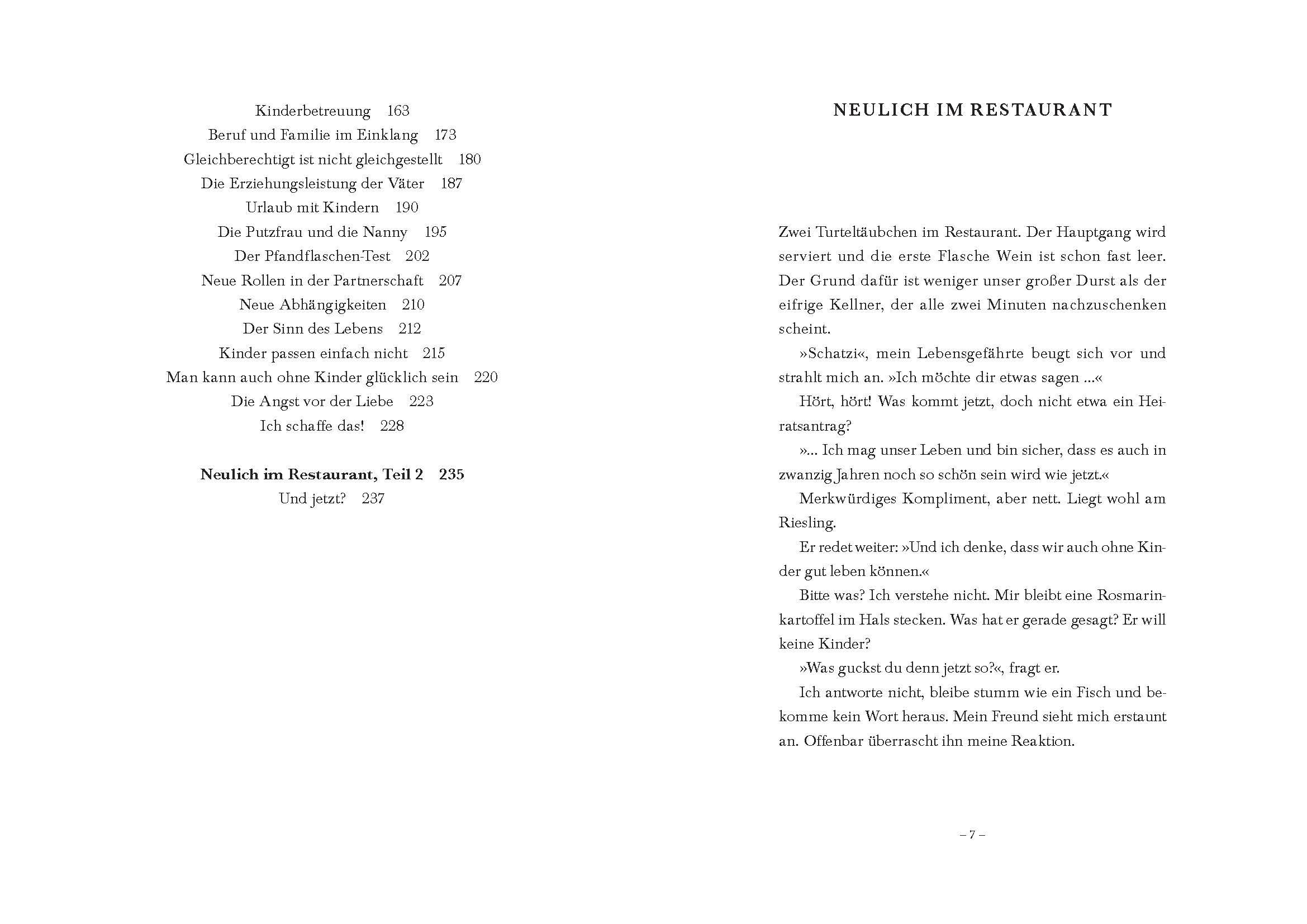 Beispielinhalt (Bild) Will ich ein Kind?