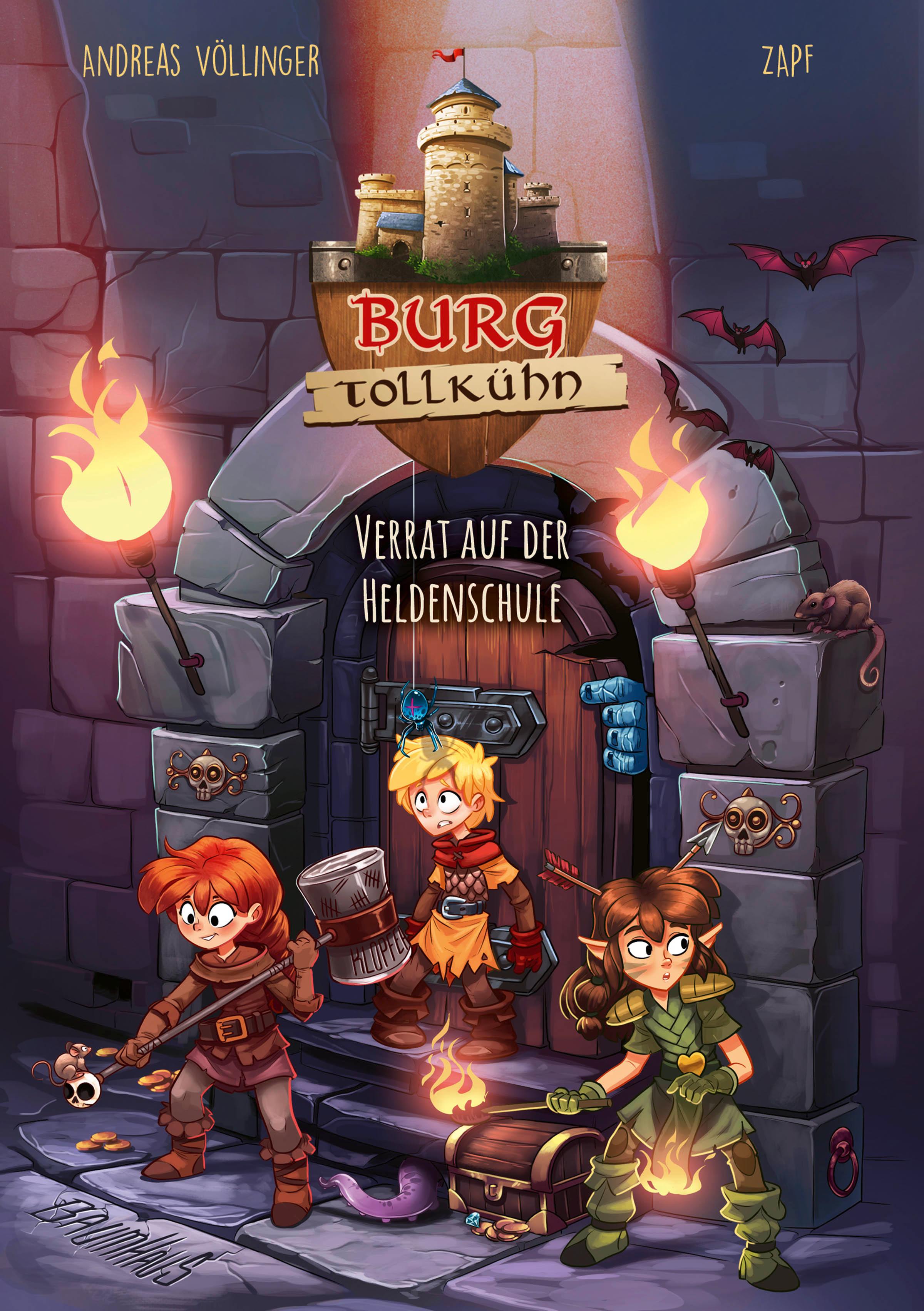 Vorderes Coverbild Burg Tollkühn - Verrat auf der Heldenschule