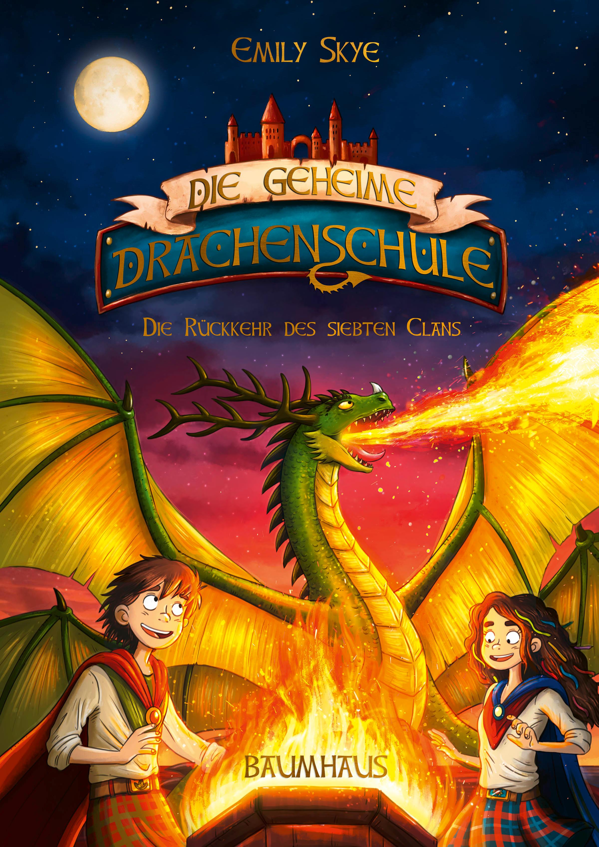 Vorderes Coverbild Die geheime Drachenschule - Die Rückkehr des siebten Clans