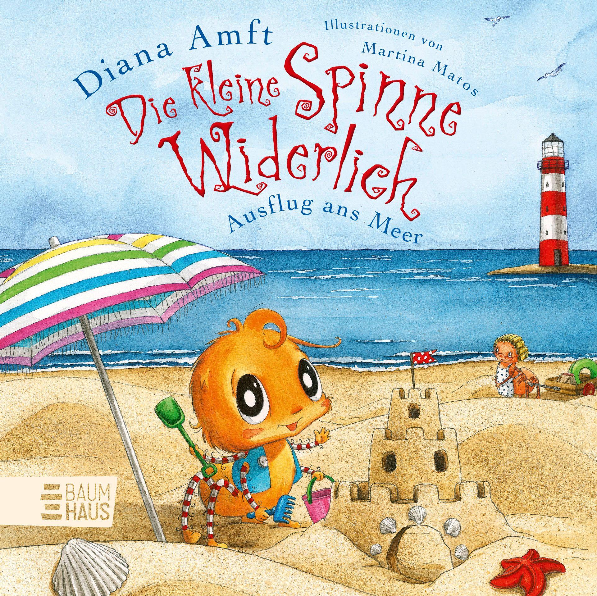 Vorderes Coverbild Die kleine Spinne Widerlich - Ausflug ans Meer (Mini-Ausgabe)
