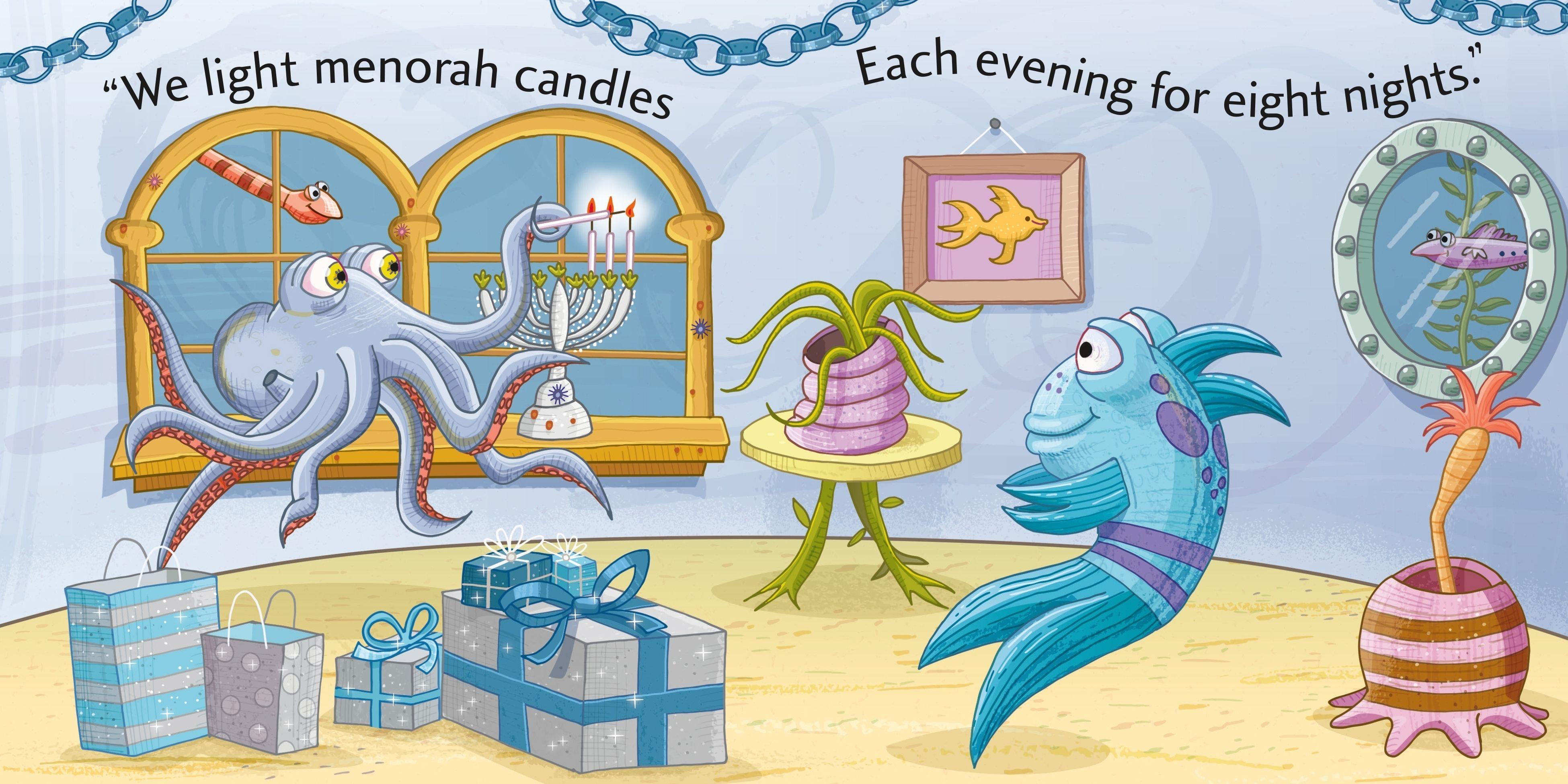 Beispielinhalt (Bild) Happy Hanukkah, Pout-Pout Fish