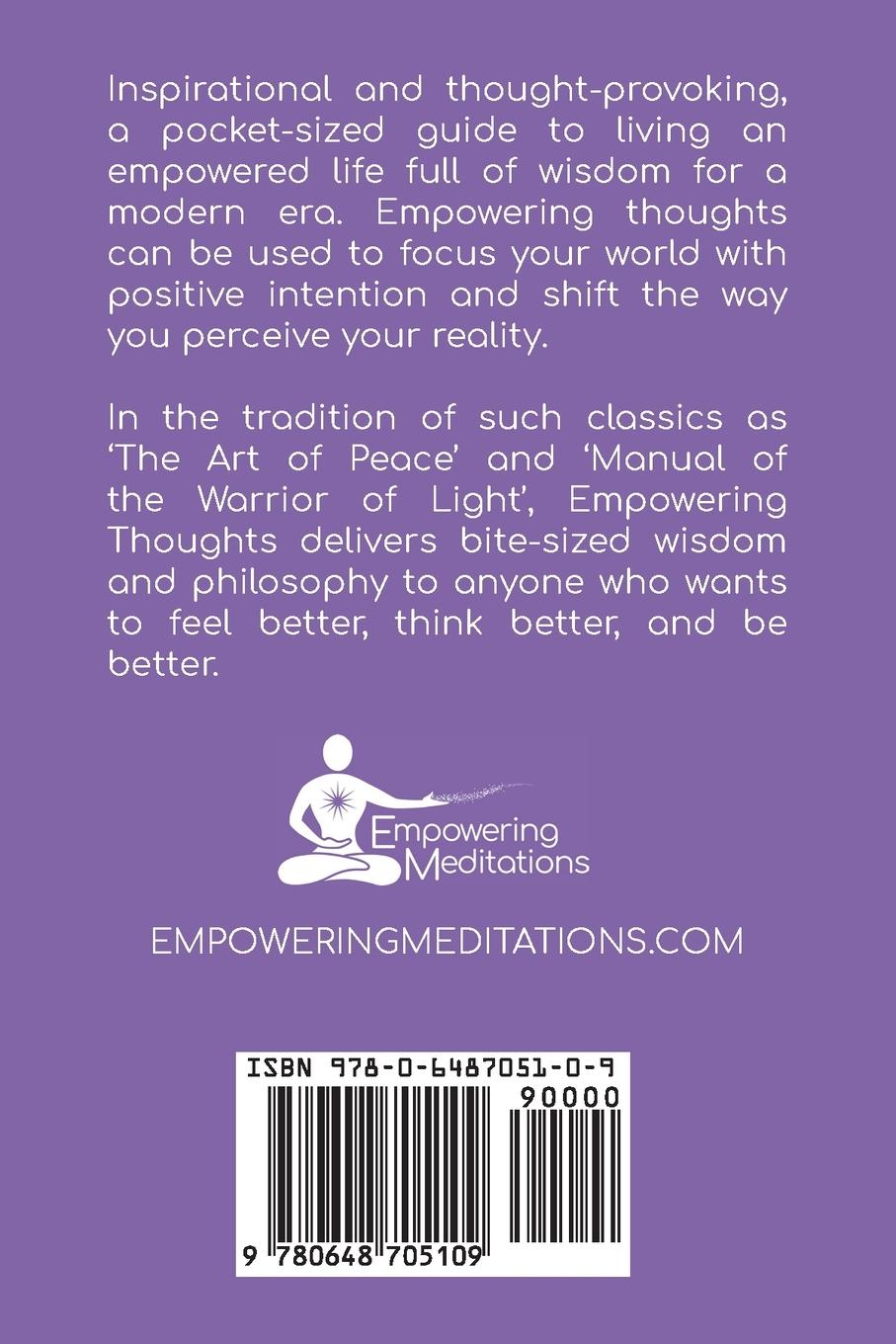 Rückseitencover Empowering Thoughts