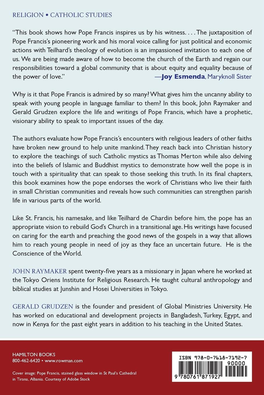 Rückseitencover Pope Francis, Conscience of the World